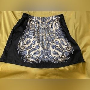 NWT H&M Paisley-Pattern Short Skirt